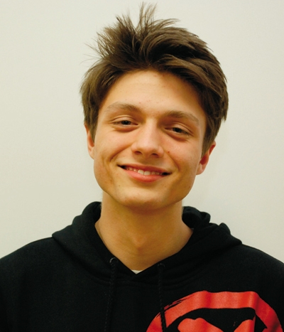 Porträt: Lukas Wirtz, Schüler (10. Klasse) des Grashof-Gymnasiums in