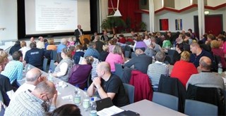 Teilnehmende der Versammlung der Werkstatträte zur Jahreskonferenz 2013 in Dülmen