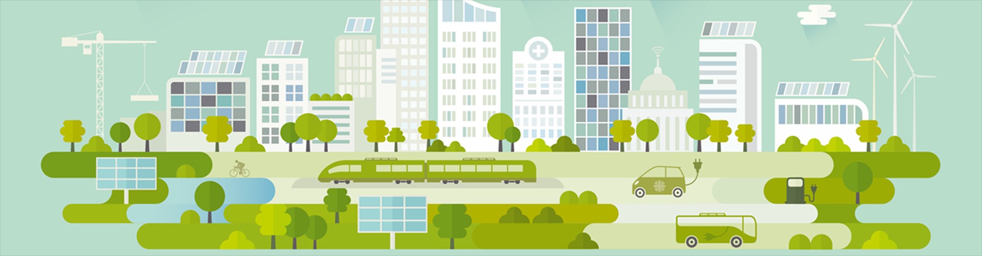 Header zum Themendossier 'Nachhaltige Mobilität'