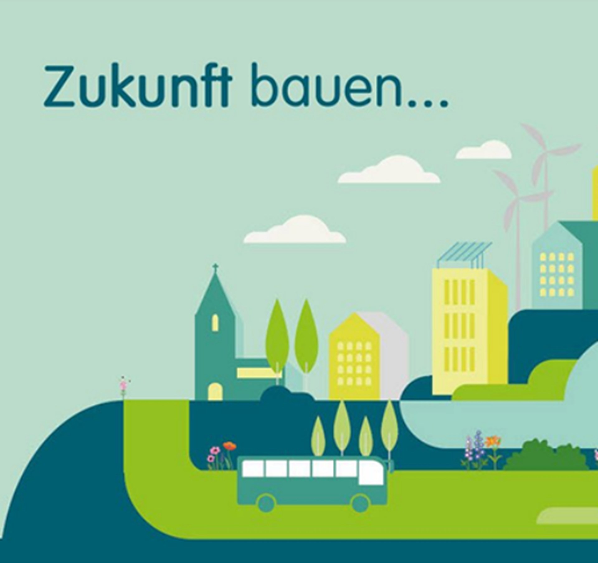 Header zum Themendossier 'Nachhaltige Gebäude'